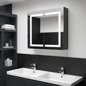 LED Bathroom Mirror Cabinet 31.5"x4.8"x26.8"