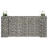 H-Shaped Gabion Planter Steel Wire 260x40x120cm