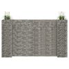 H-Shaped Gabion Planter Steel Wire 223.6"x15.7"x59.1"