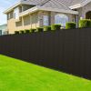 Privacy Fence 50x4FT Flat Wire Black