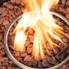 Faux Stone Propane Fire Pit Table - as Pic