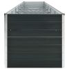 Garden Raised Bed Galvanized Steel 189"x31.5"x30.3" Anthracite