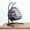 FOLDING DOUBLE SWING CHAIR w/CUSHION