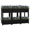 Raised Bed 47.2"x15.7"x28" Polypropylene