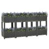 Raised Bed 63"x15.7"x28" Polypropylene