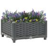 Raised Bed 15.7"x15.7"x9.1" Polypropylene