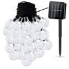 Globe String Solar Lights 30 Ball LED Fairy Solar Lamps 8 Lighting Modes IP65 Waterproof Decorative Lamp