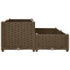 Raised Bed 31.5"x31.5"x15" Polypropylene